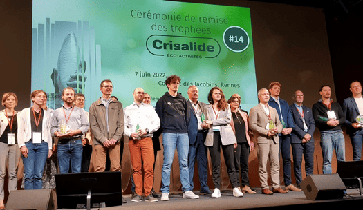 Photo de la remise des trophées Crisalide